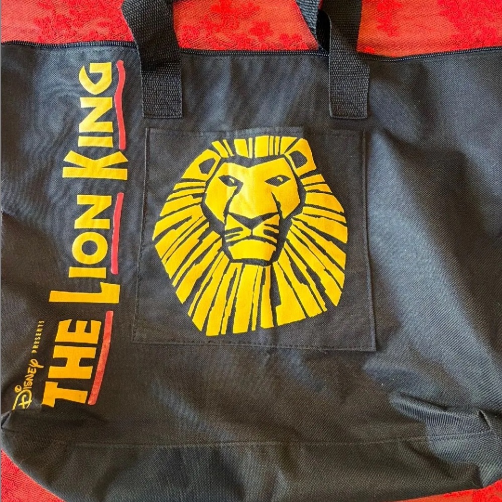 Disney The Lion King Black and Yellow shoulder bag tote